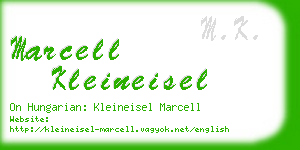 marcell kleineisel business card